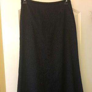 Formal black maxi skirt